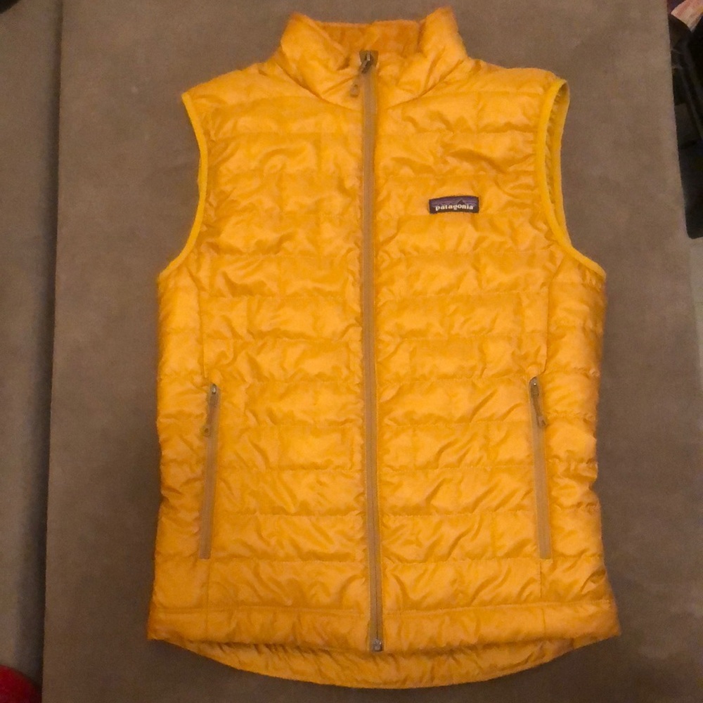 Men’s Patagonia Nano Puff Vest RARE Buckwheat Gold